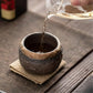 Tasse à thé chinoise en poterie asiatique