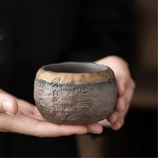 Tasse à thé chinoise en poterie