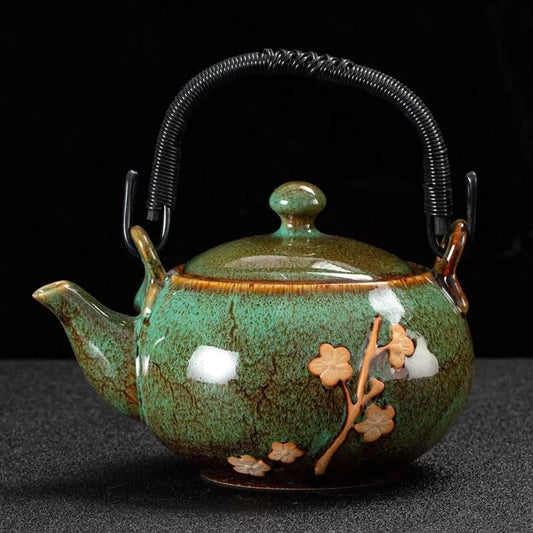 Théière chinoise en porcelaine verte