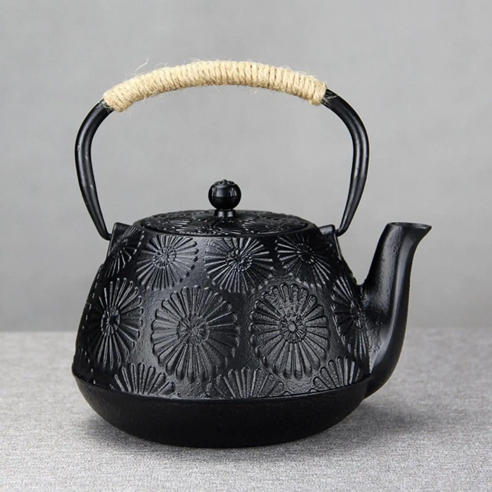 Théière en fonte infuseur asiatique