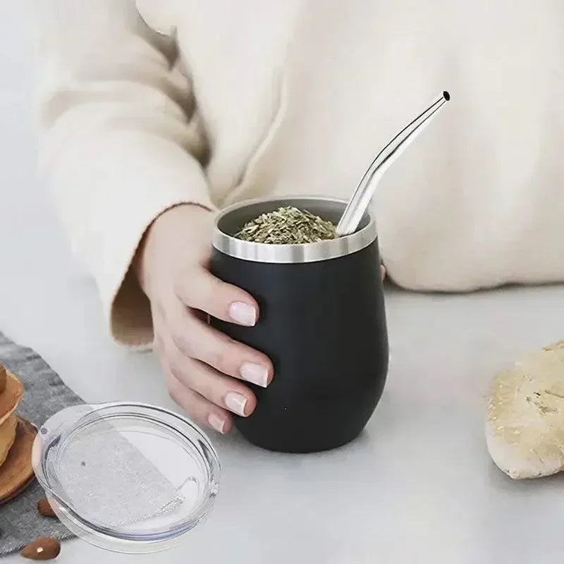 Calebasse et bombilla mate pratique