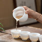 Tasse à thé blanche