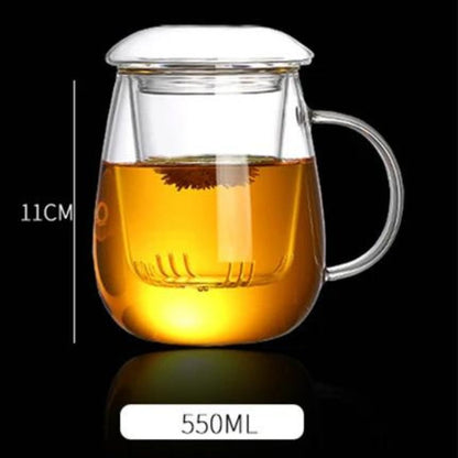 tasse transparente 550 ml