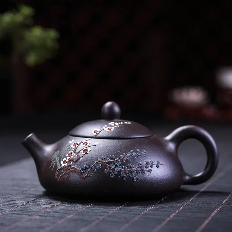 Théière chinoise en pierre d'argile violette 160 ml