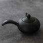 Théière en céramique japonaise noire kyusu