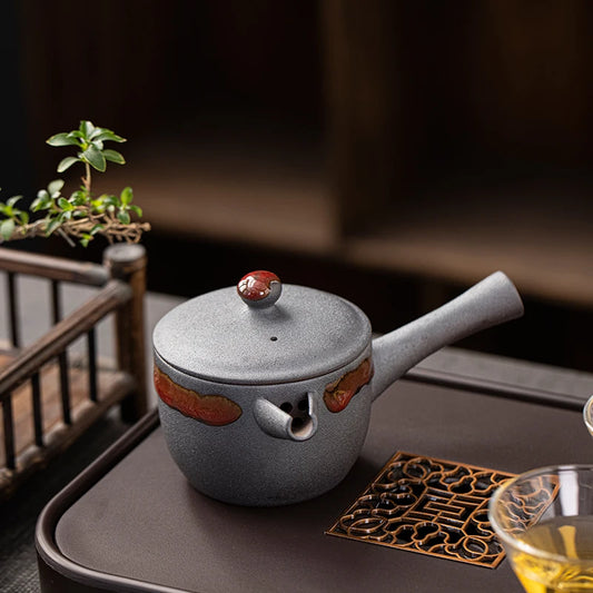 Théière japonaise kyusu poignée latérale